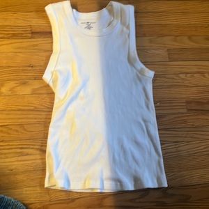 white brandy melville tank never worn perfect condition